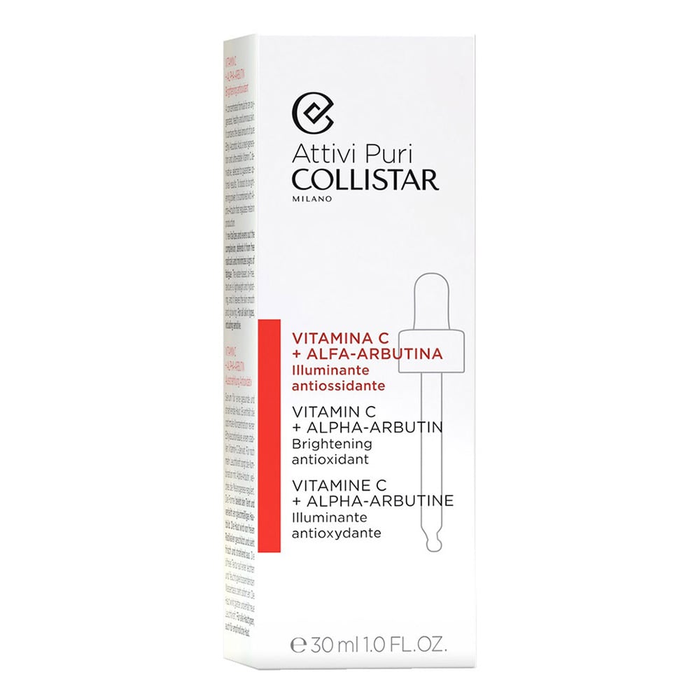 Осветляющая сыворотка для лица Collistar Pure Actives Vitamin C + Alpha-Arbutin Brightening Antioxidant, с витамином С и альфа-арбутином, 30 мл - фото 3