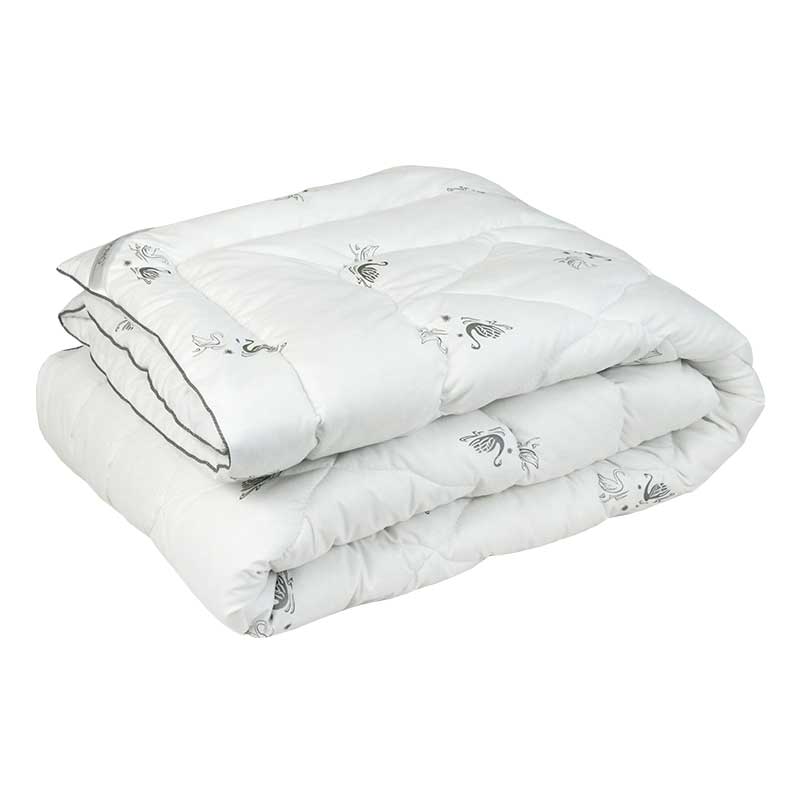 Одеяло с искуственного лебяжего пуха Руно Silver Swan demi, евростандарт, 200х220 см, белый (322.52_Silver Swan_demi) - фото 1