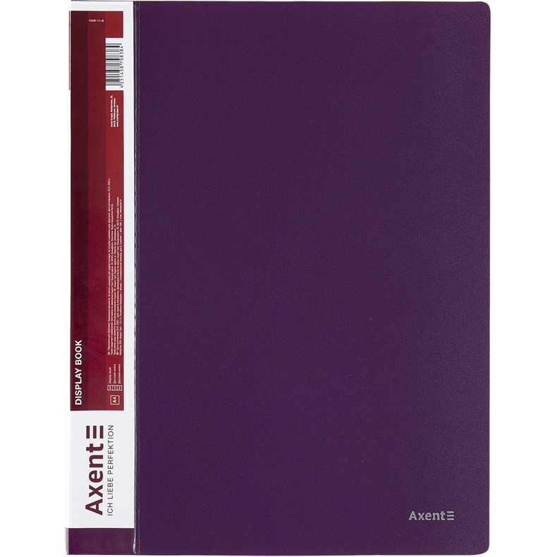 Дисплей-книга Axent A4 40 файлов сливовая (1040-11-A) - фото 1