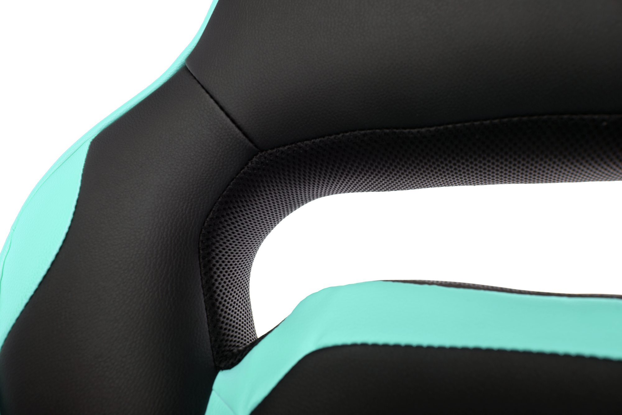 Геймерское кресло GT Racer черное с ментоловым (X-2749-1 Black/Mint) - фото 8