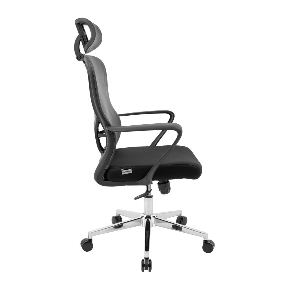Кресло офисное Richman Солана Хром M-1 Tilt сетка серый (RCM-1089) - фото 3