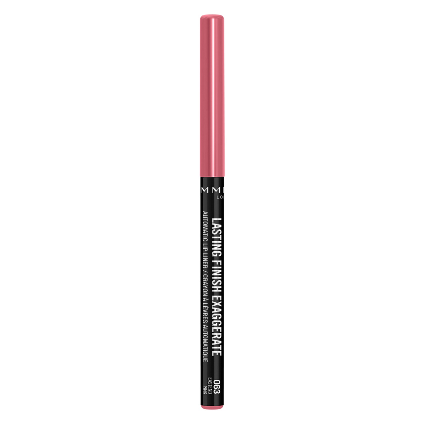 Карандаш для губ Rimmel Lasting Finish Exaggerate, тон 063 (Eastend Pink), 0,35 г (8000019858679) - фото 1