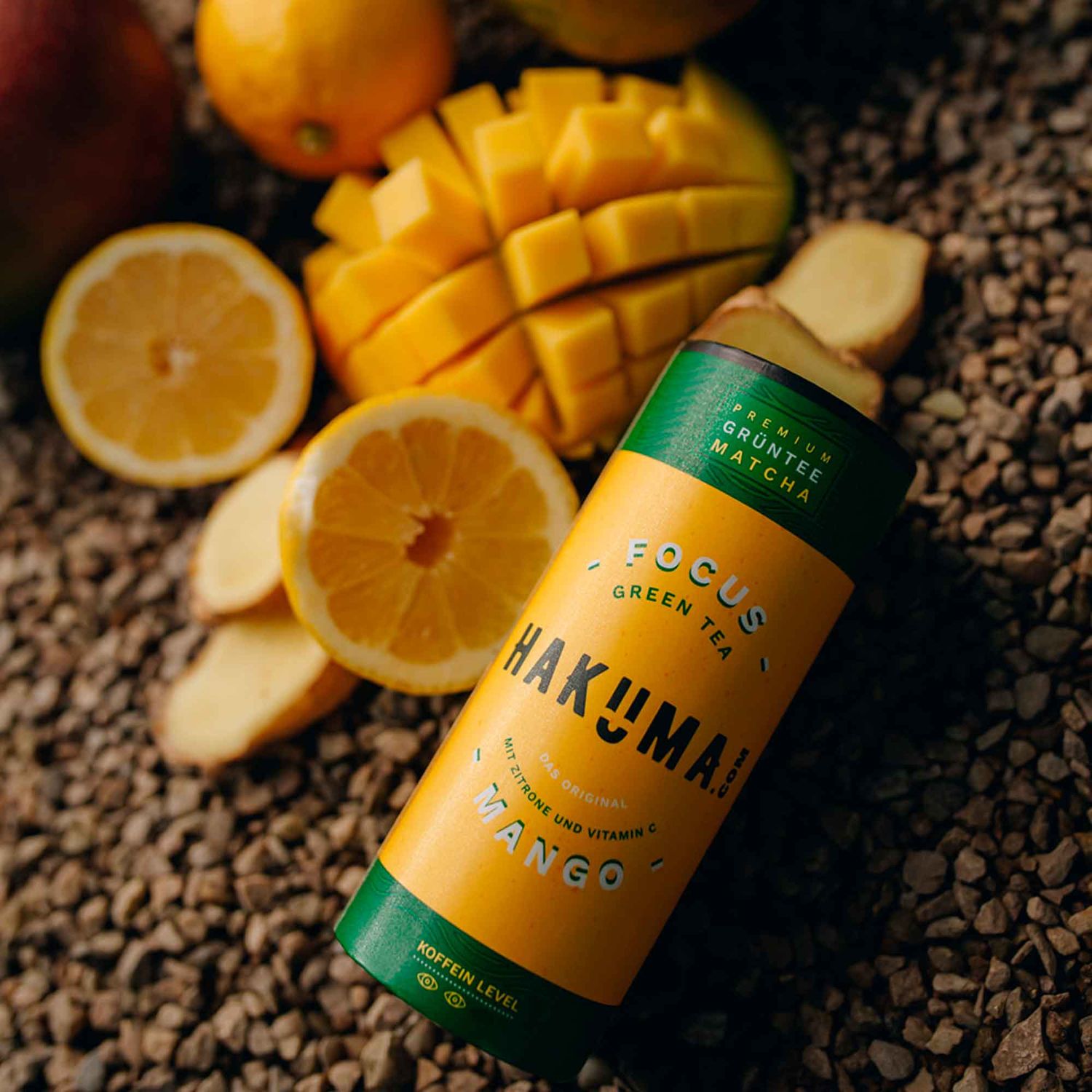 Напій Hakuma Focus Matcha Green Tea & Mango безалкогольний 0.235 л (889237) - фото 4