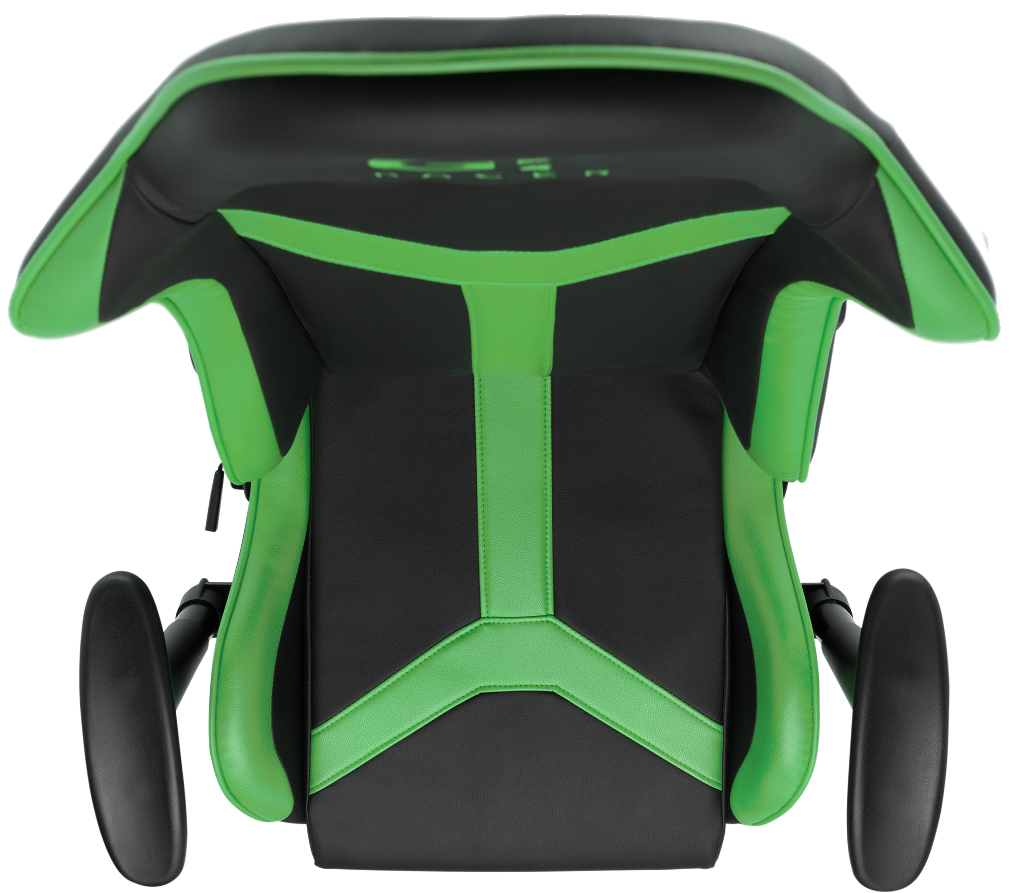 Геймерское кресло GT Racer черное с зеленым (X-2527 Black/Green) - фото 10