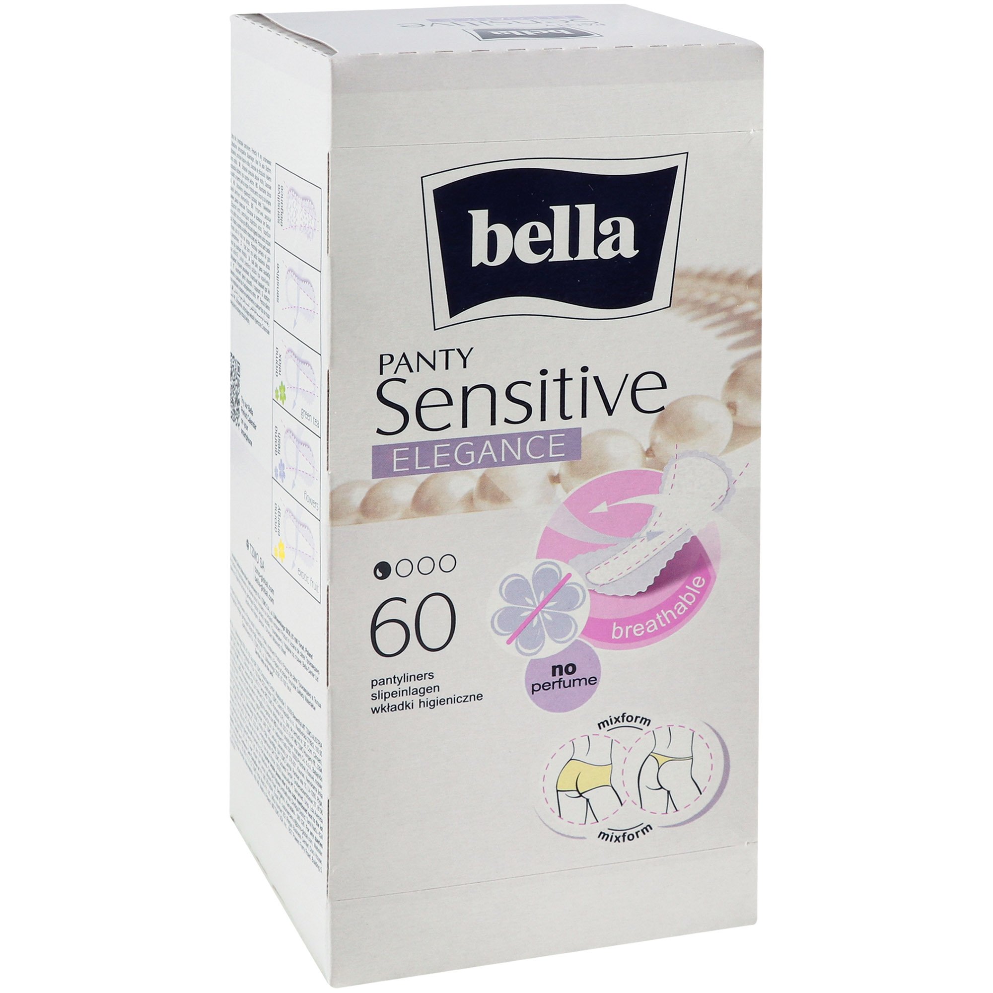 Ежедневные прокладки Bella Panty Sensitive Elegance 60 шт. - фото 2