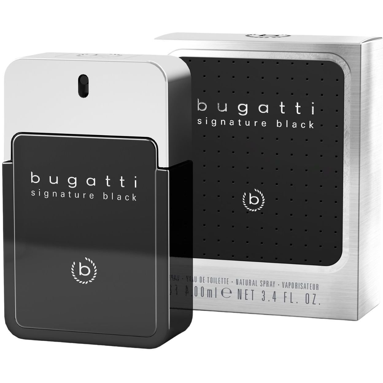Туалетная вода для мужчин Bugatti Signature Black 100 мл - фото 1