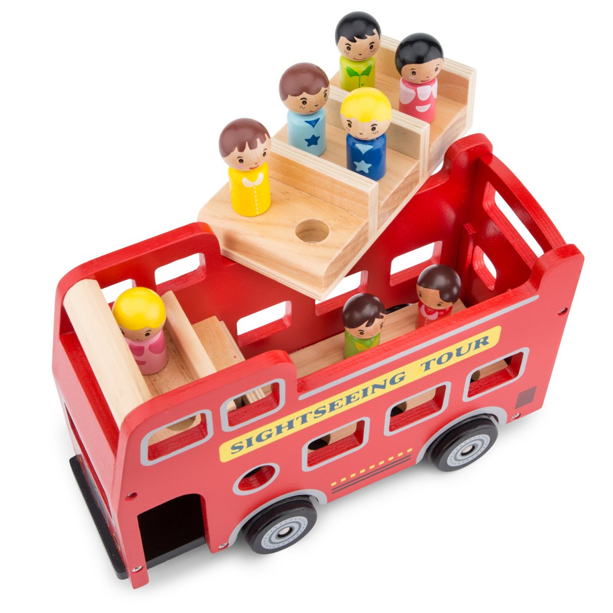 Іграшковий екскурсійний автобус New Classic Toys з фігурками (11970) - фото 3