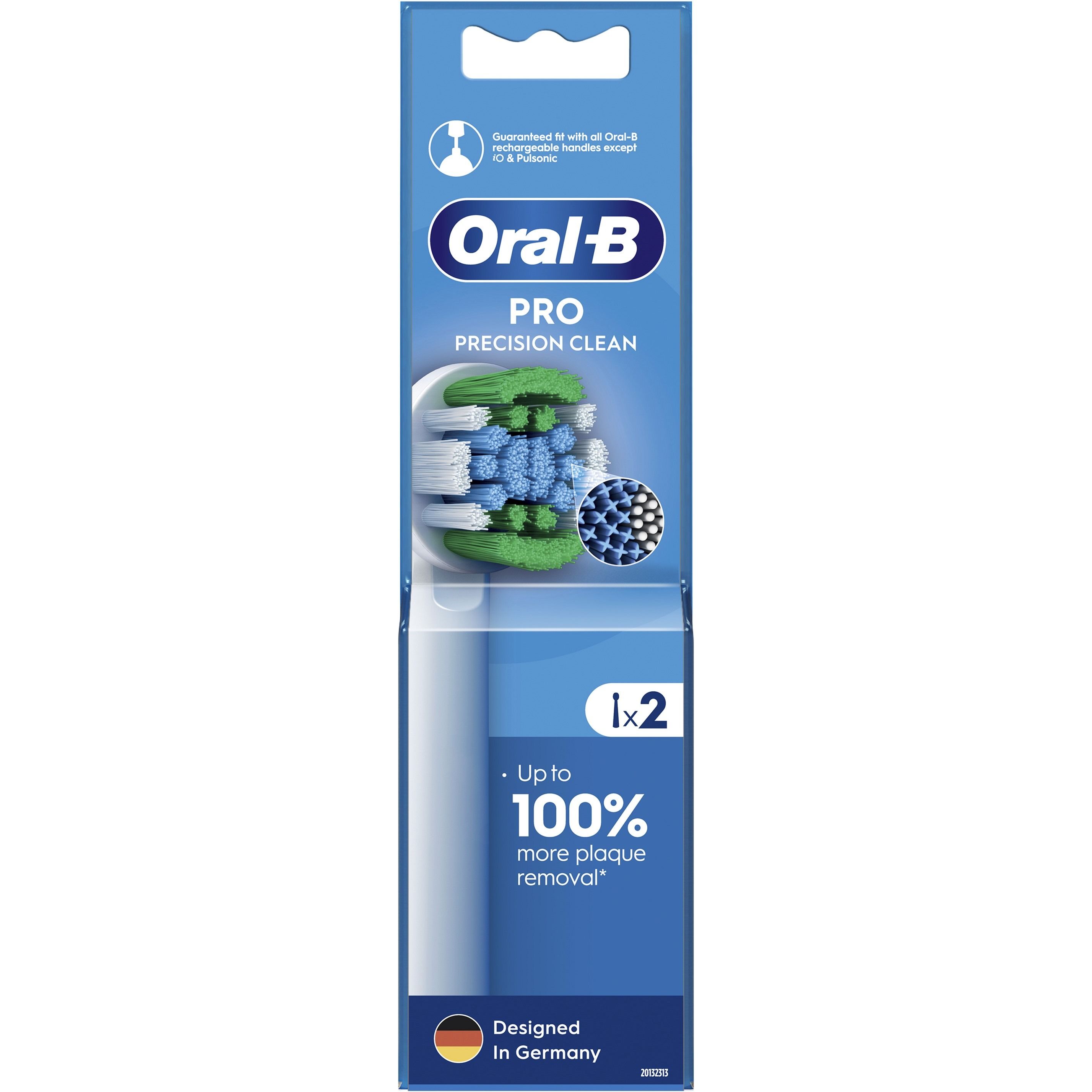 Сменные насадки к электрической зубной щетке Oral-B Pro Precision Clean EB18pRX 2 шт. - фото 1