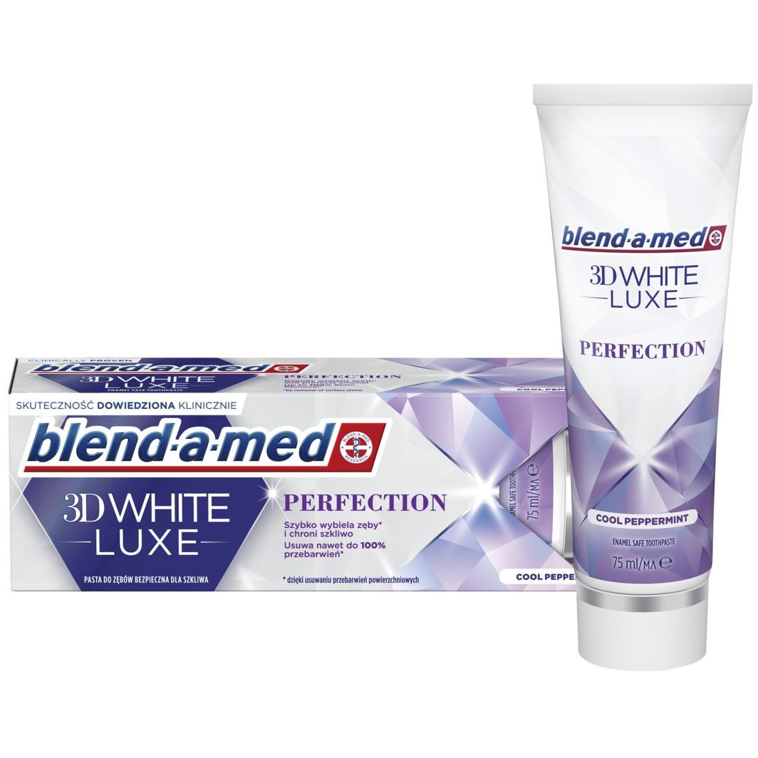 Зубная паста Blend-a-med 3D White Luxe Совершенство 75 мл - фото 1