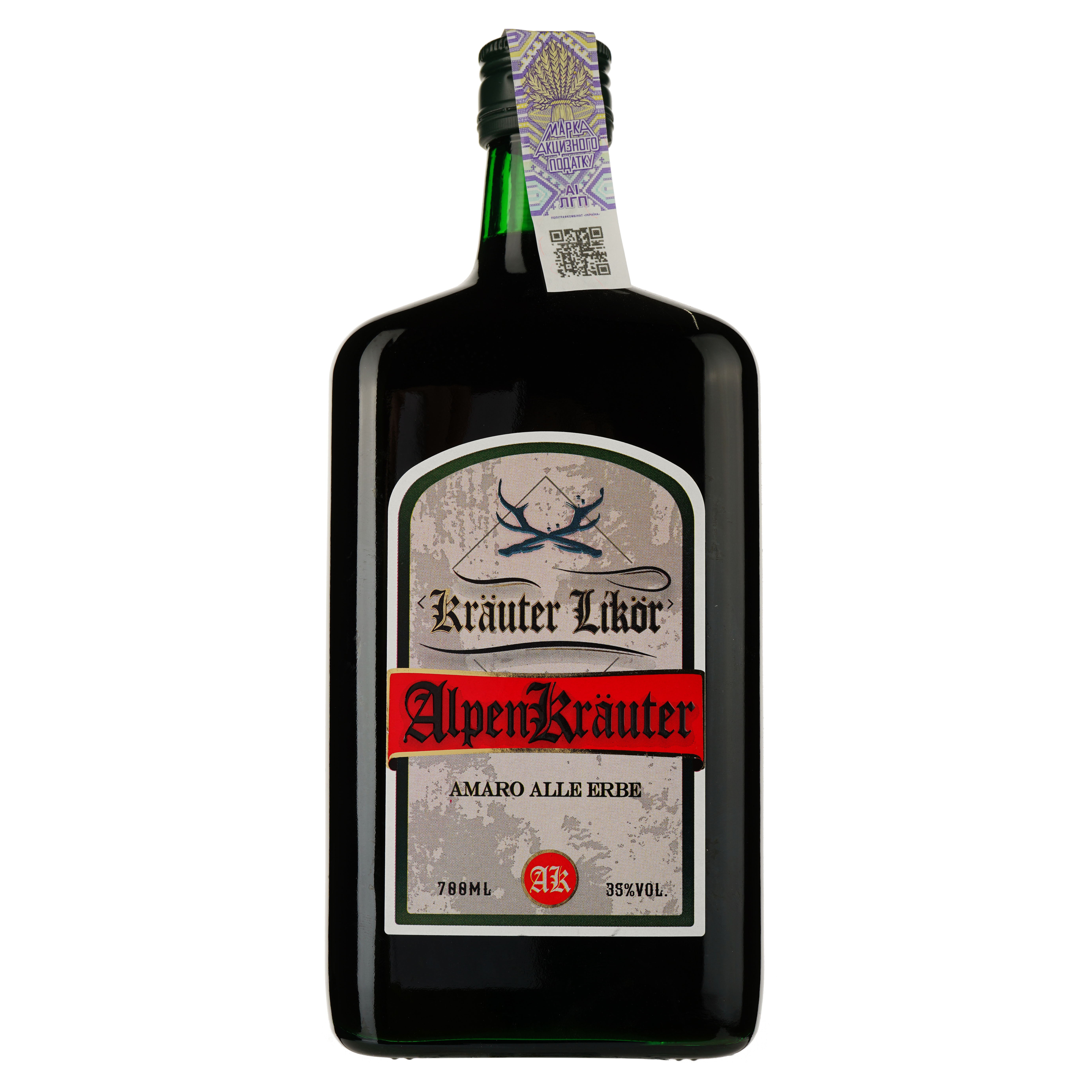 Лікер Amaro Alpen Krauter, 35%, 0,7 л - фото 1