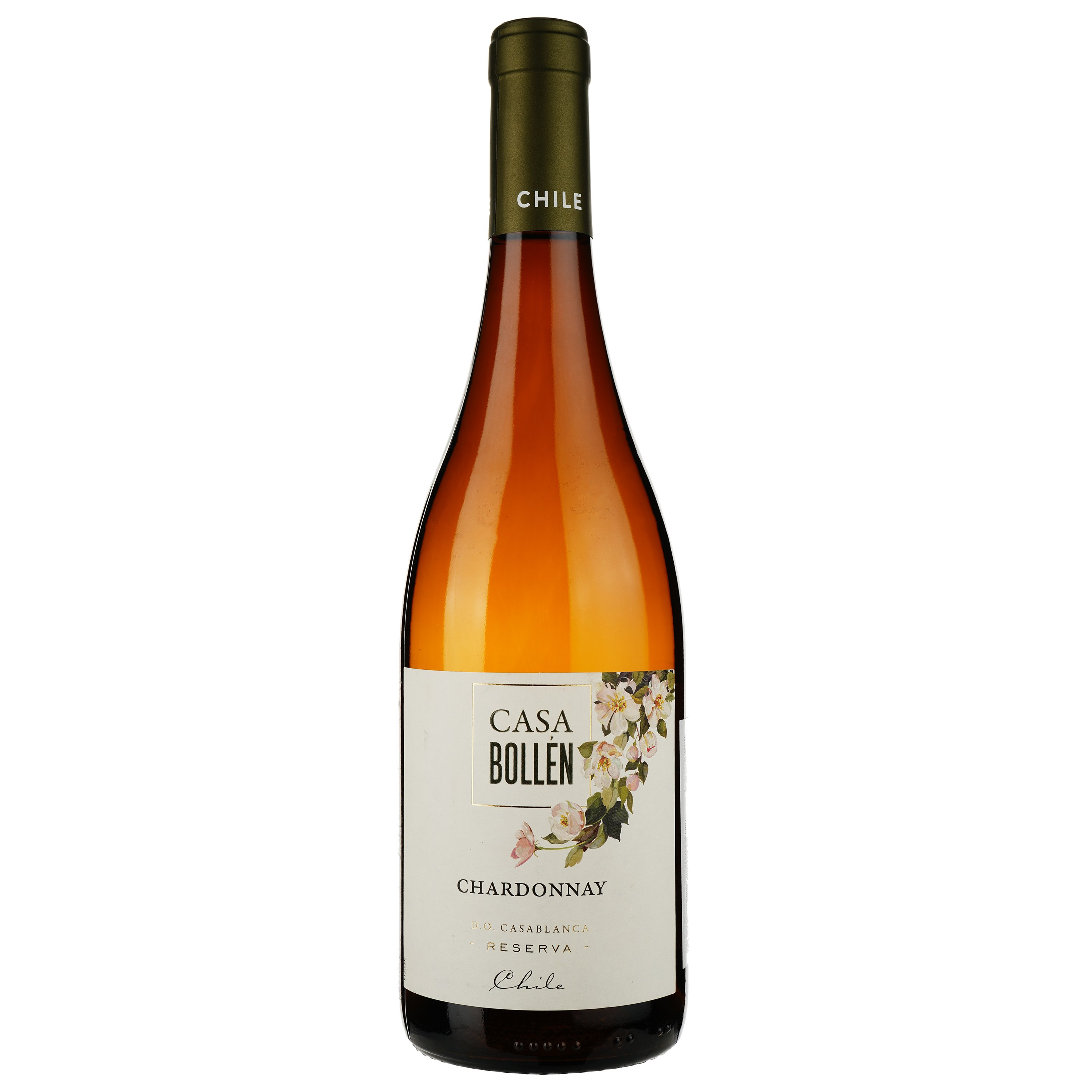 Вино Casa Bollen Chardonnay, біле, сухе, 0.75 л - фото 1