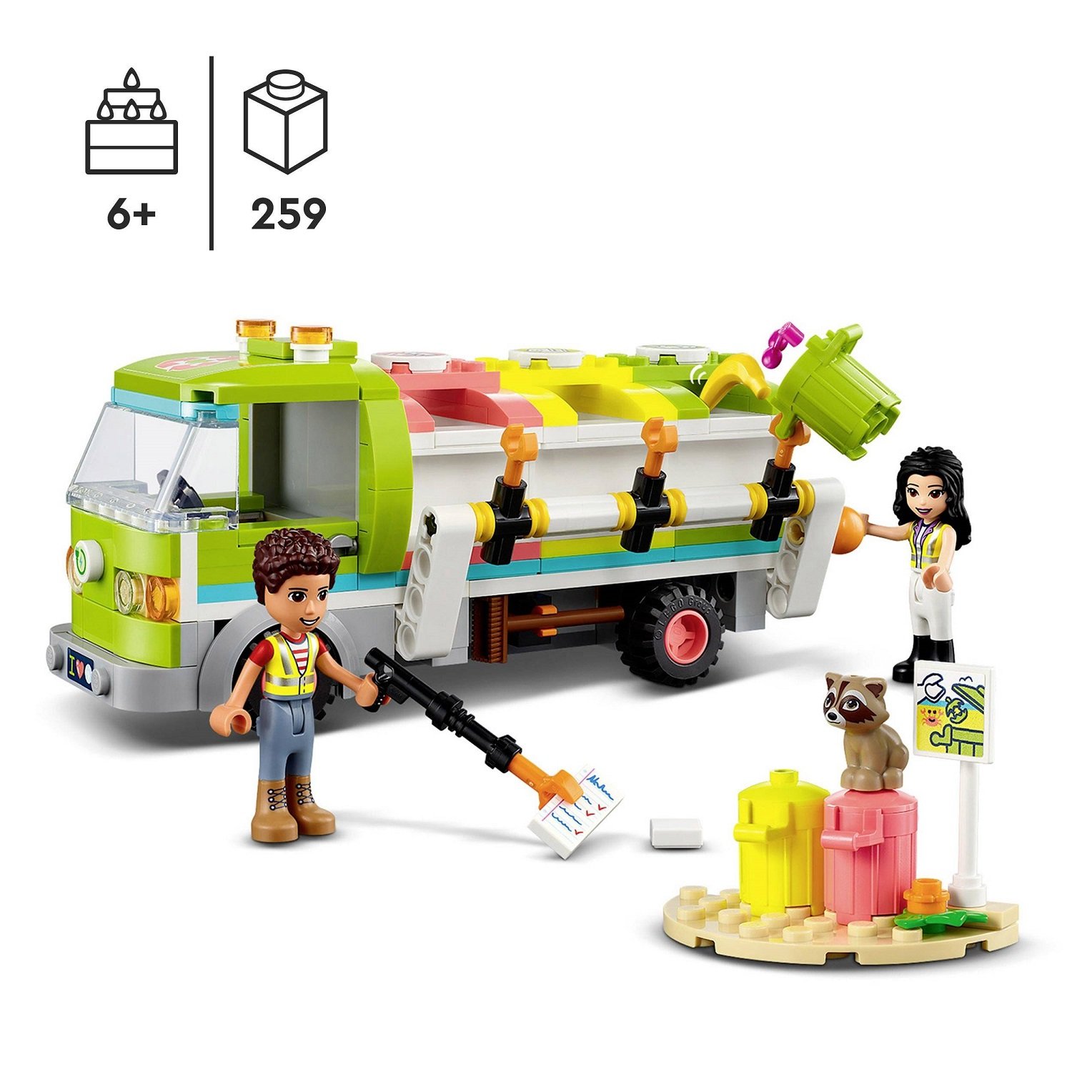 Конструктор LEGO Friends Сміттєпереробна вантажівка, 259 деталей (41712) - фото 3