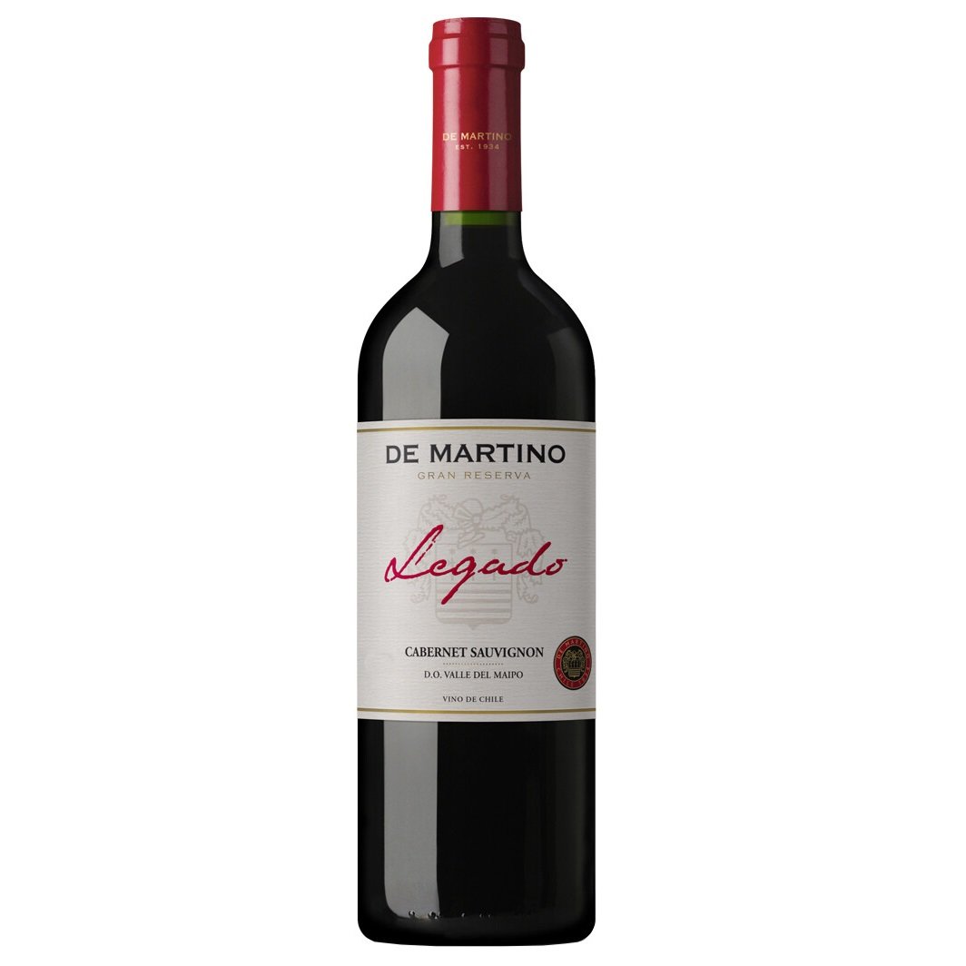 Вино De Martino Legado Gran Reserva Cabernet Sauvignon, красное, сухое, 13%, 0,75 л - фото 1