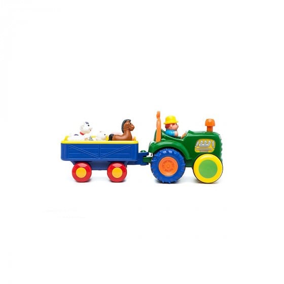 Игрушка на колесах Kiddieland Трактор фермера, укр. язык (024753) - фото 7
