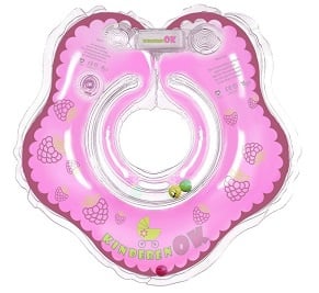 Круг для купания KinderenOK Baby Sea Малинка, с погремушкой, розовый (204238_028) - фото 1