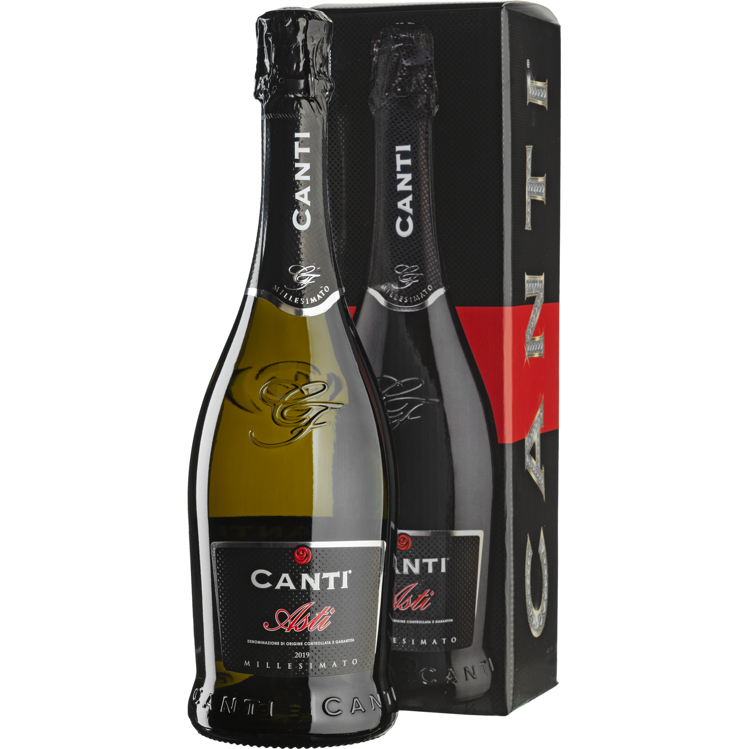 Вино ігристе Canti Asti, біле, солодке, 7%, 0,75 л, подарункова упаковка (Q3467) - фото 1