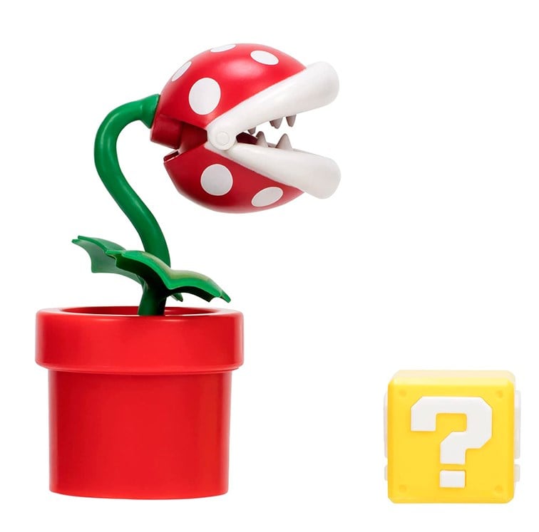 Игровая фигурка Super Mario Растение-пиранья, с артикуляцией, 10 см (40825i) - фото 4