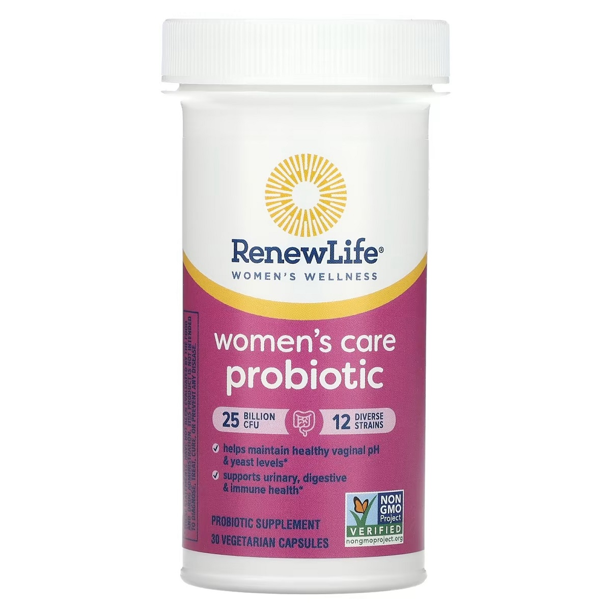 Пробиотик для женщин Renew Life Ultimate Flora Women's Care Probiotic 25 млрд 30 вегетарианских капсул - фото 2