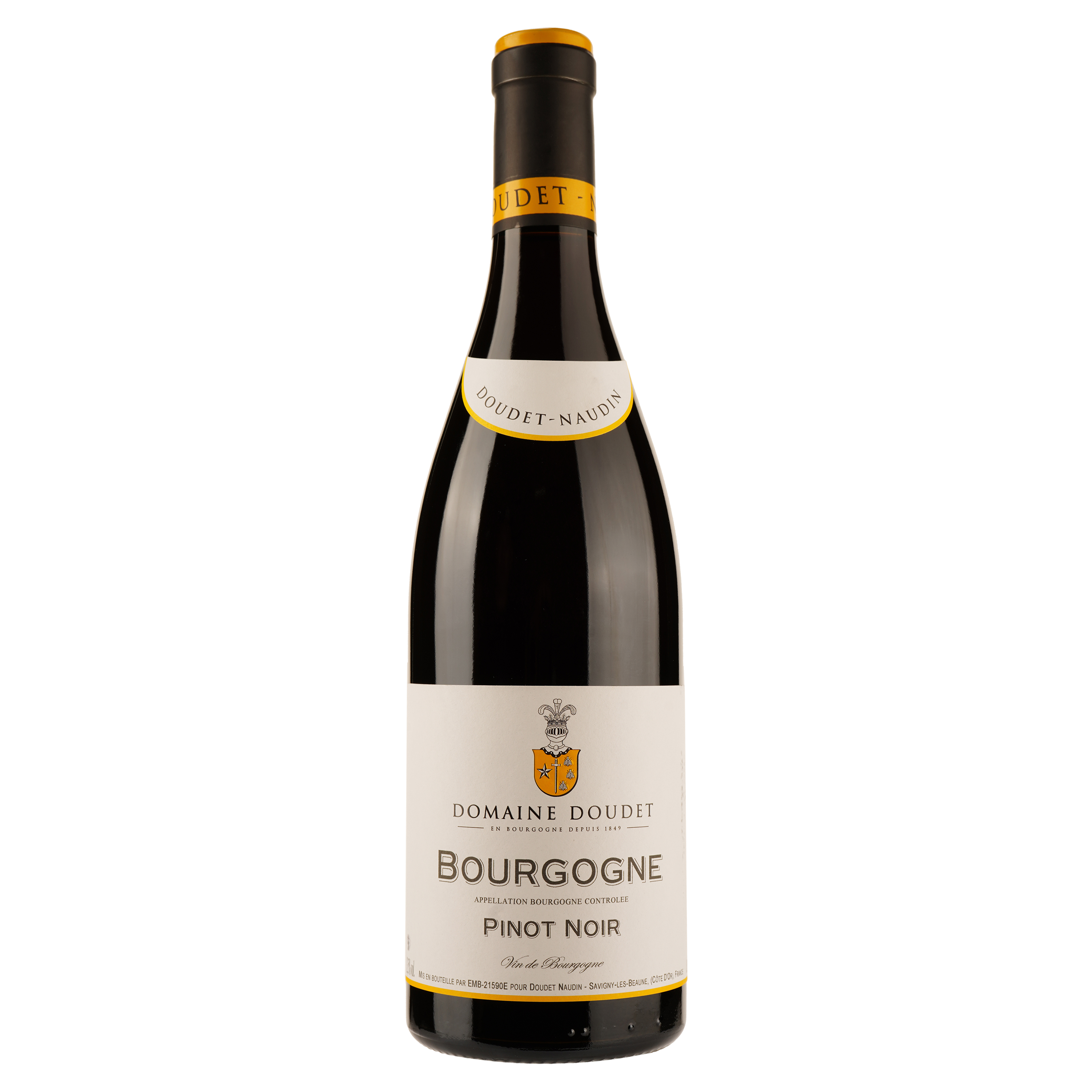 Вино Doudet Naudin Bourgogne Pinot Noir, червоне, сухе, 0,75 л - фото 1