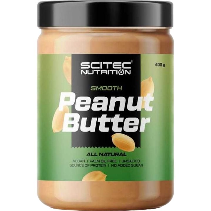 Арахисовая паста Scitec Nutrition Peanut Butter smooth 400 г - фото 1
