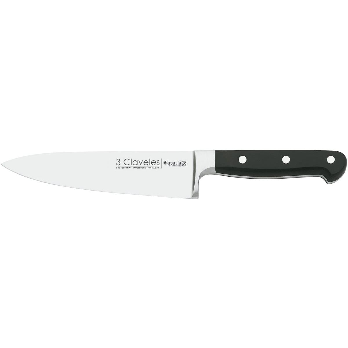 Нож поварской 3 Claveles 200 мм Черный 000266749 - фото 1