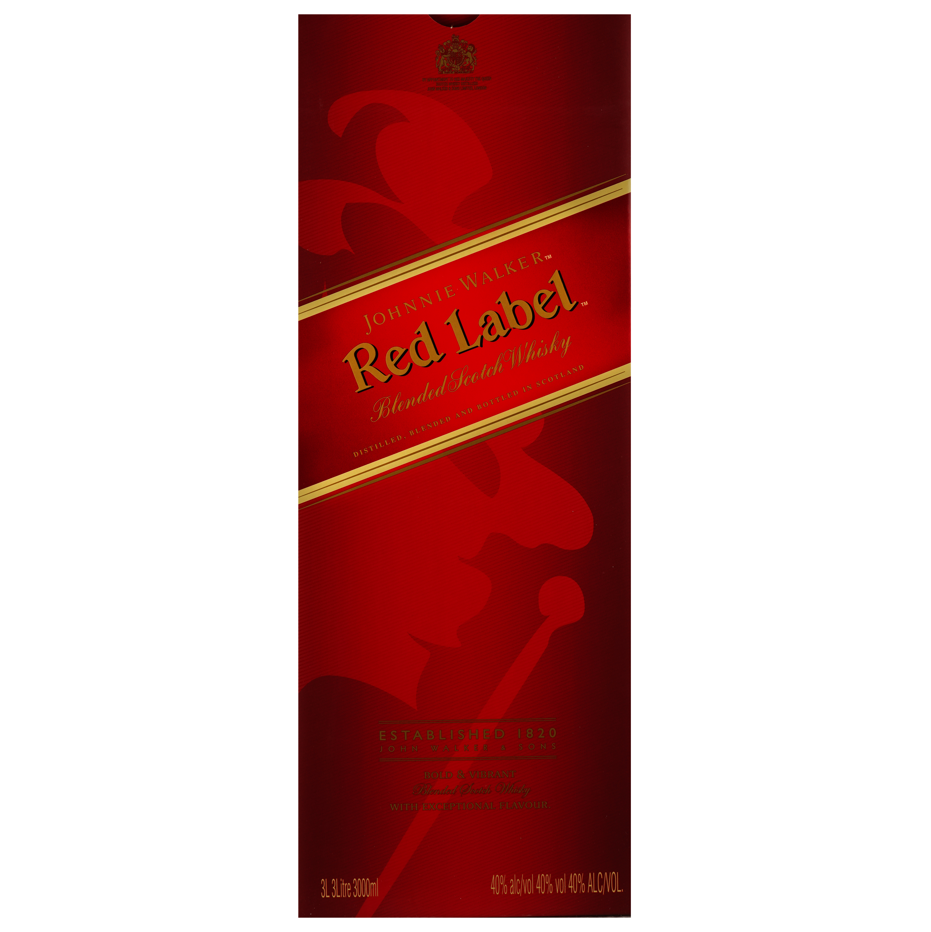 Виски Johnnie Walker Red label Blended Scotch Whisky, 3 л, 40% (676594) - фото 4