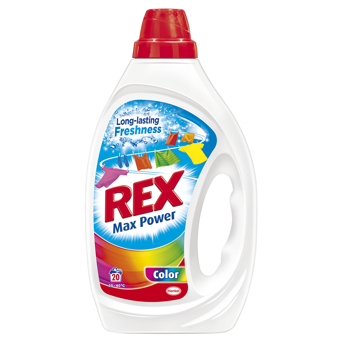 Гель для прання Rex Max Power Color, 1 л (756330) - фото 1