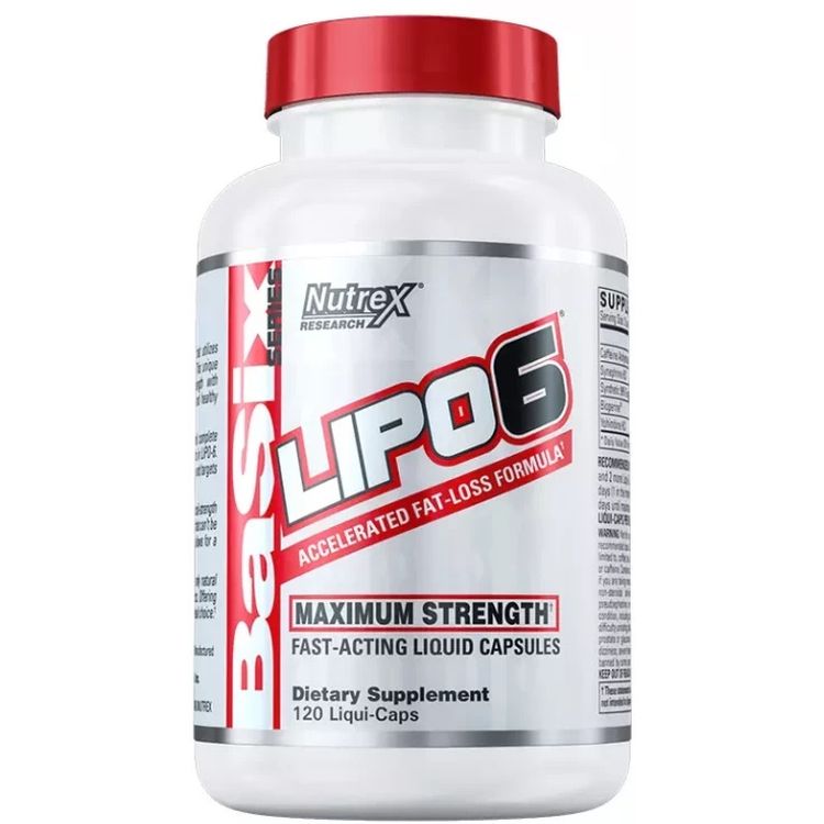 Жиросжигатель Nutrex Research Lipo 6, 120 капсул - фото 1