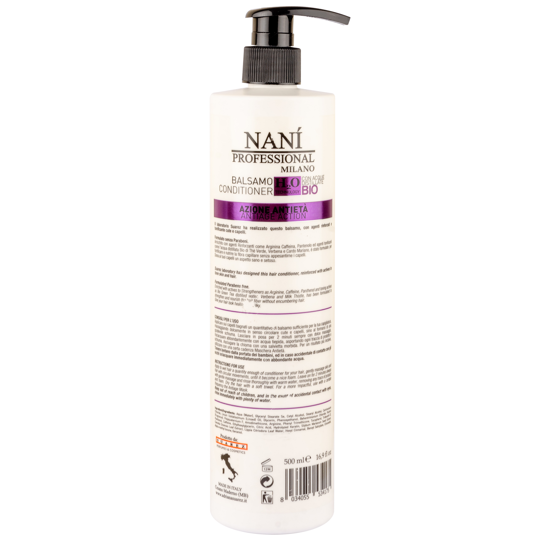 Бальзам-кондиціонер для волосся Nani Professional Anti-Age Відновлення, 500 мл (NPCAE500) - фото 2