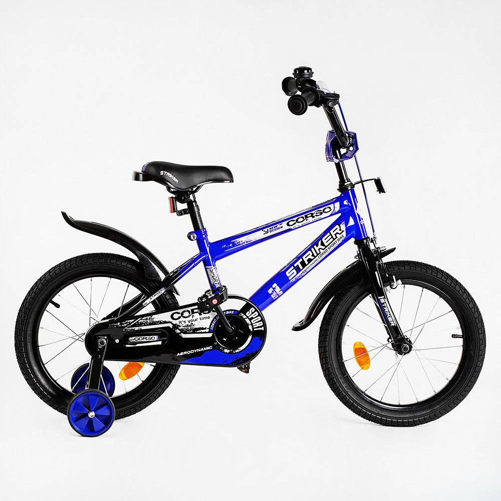 Детский велосипед Corso 16 дюймов синий 231907 - фото 2