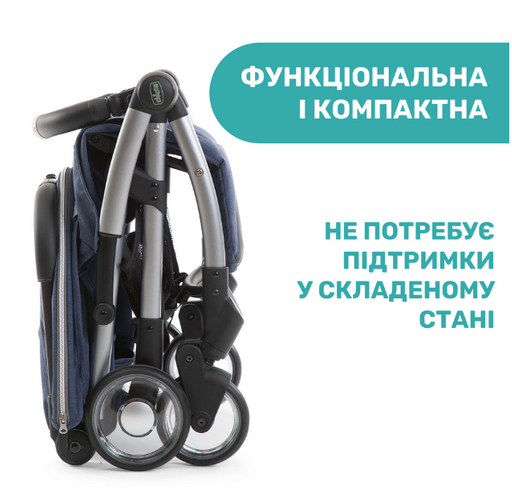 Прогулянкова коляска Chicco Goody Plus, синій (79877.51) - фото 3