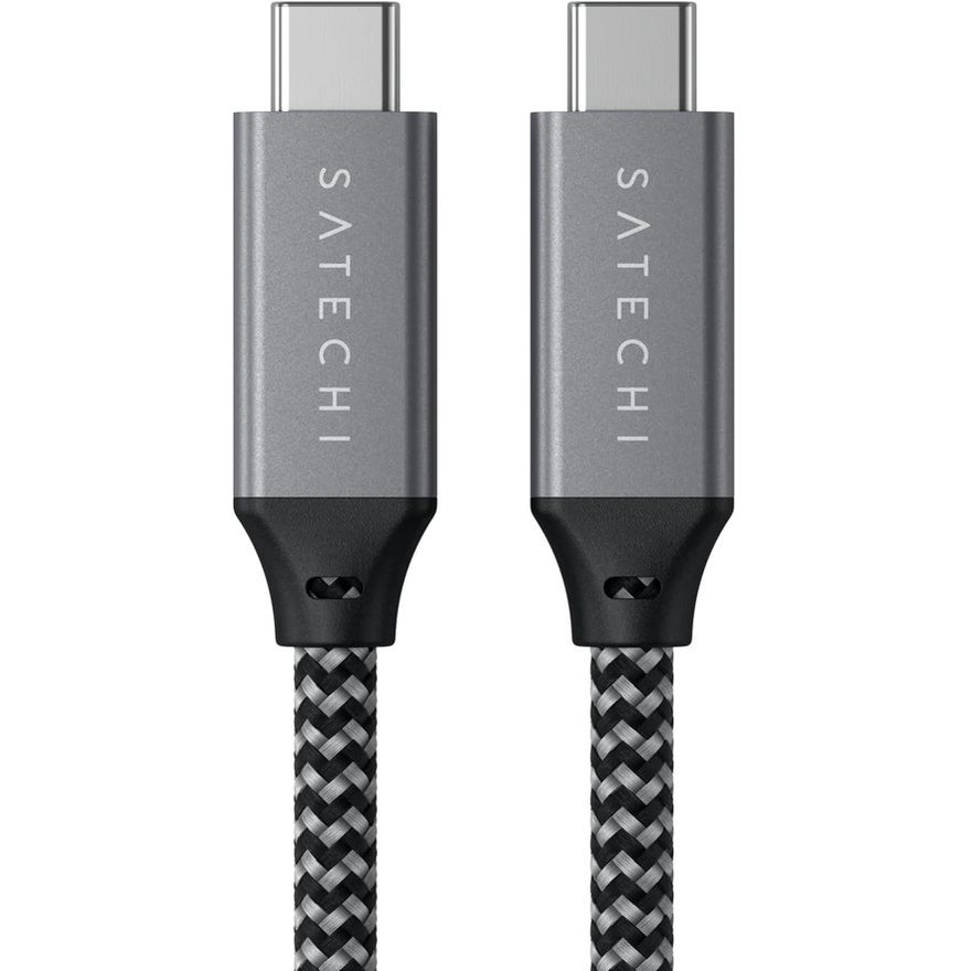 Кабель USB-C to USB-C Satechi Cable 100W Space Gray 0.25 м - фото 5