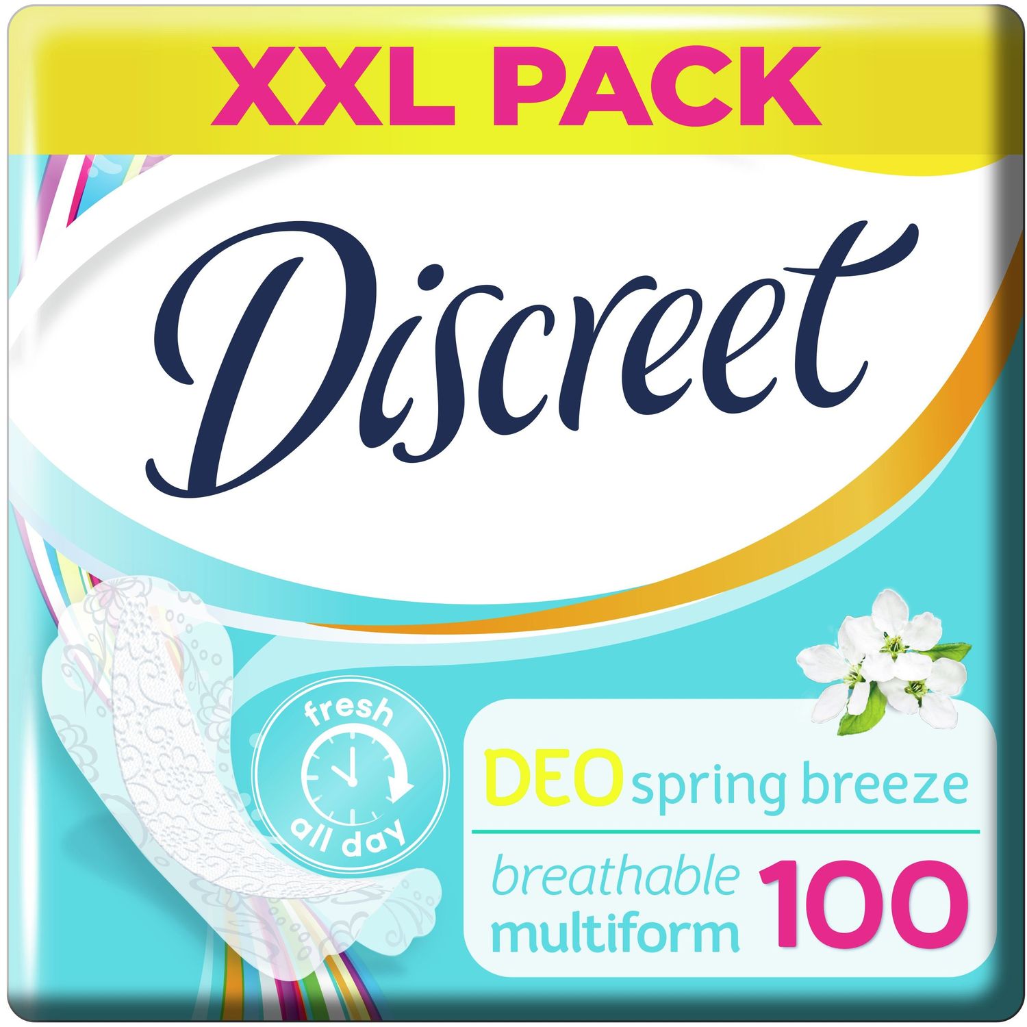Щоденні прокладки Discreet Deo Spring Breeze 100 шт. - фото 1