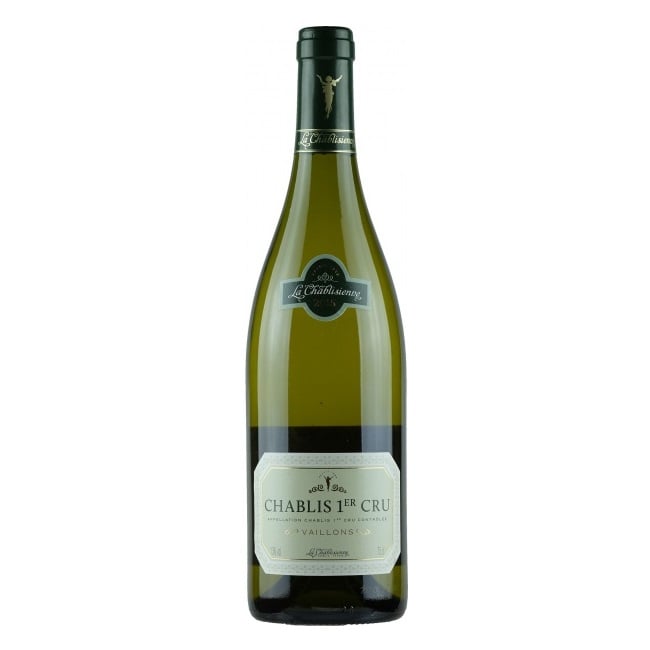 Вино La Chablisienne Chablis 1er Cru Vaillons, белое, сухое, 13%, 0,75 л - фото 1
