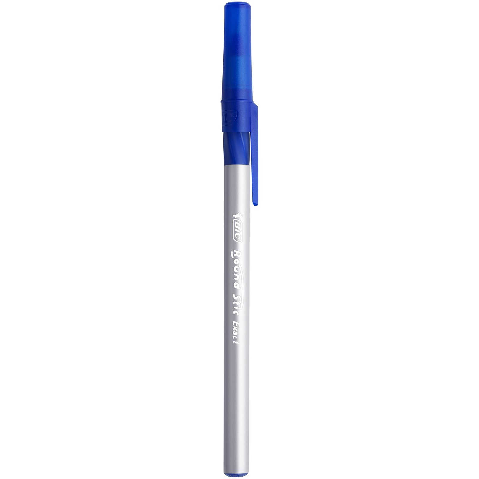 Ручка шариковая BIC Round Stic Exact, 0,36 мм, синий, 4 шт. (932857) - фото 2