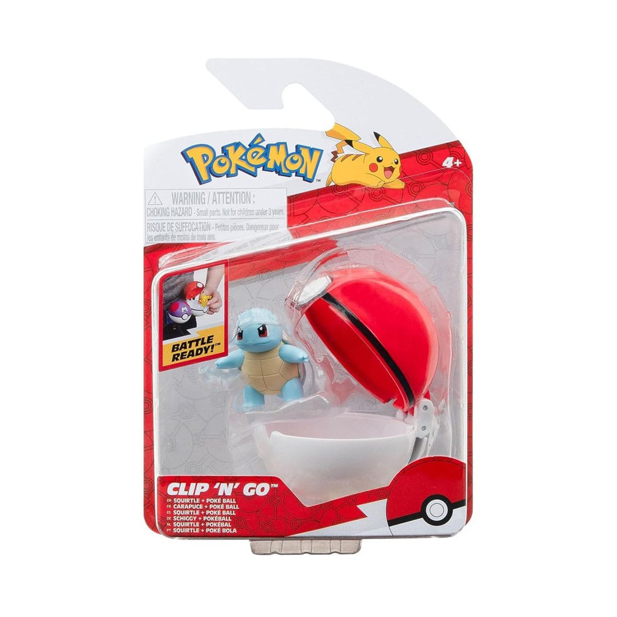 Игровой набор Pokemon W15 Clip N Go Squirtle + Poke Ball (PKW3143) - фото 2