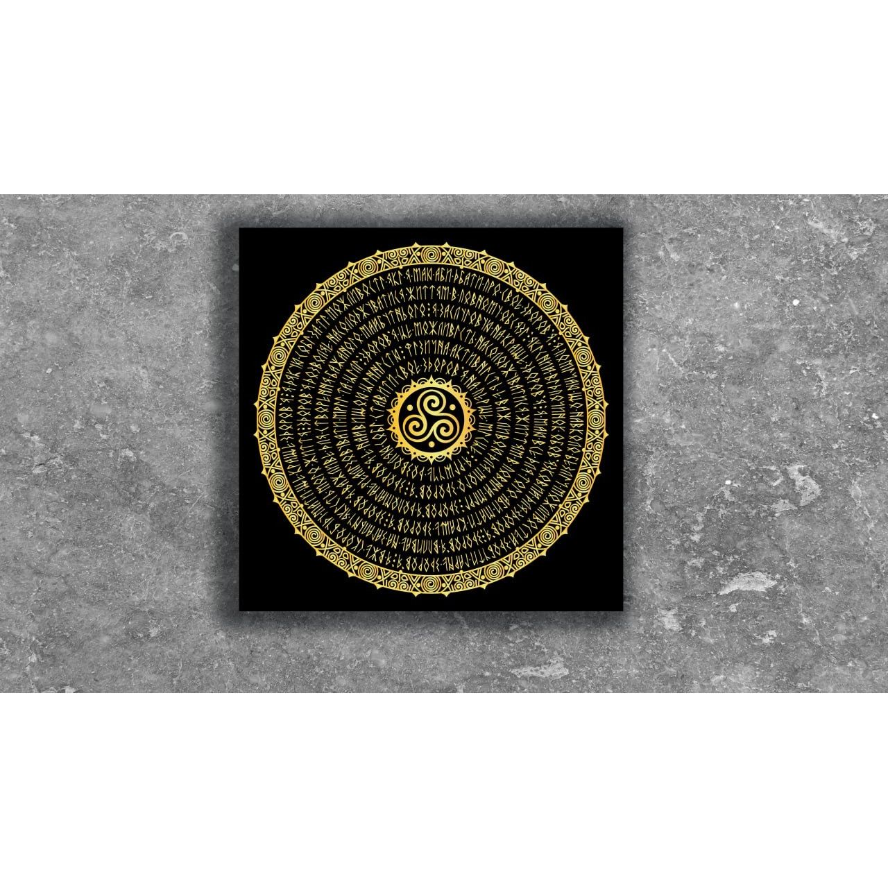 Картина по номерам Strateg & Karpachoff Здоровье суггестивная мандала 40х40 см (3 Mandala (health)) - фото 2