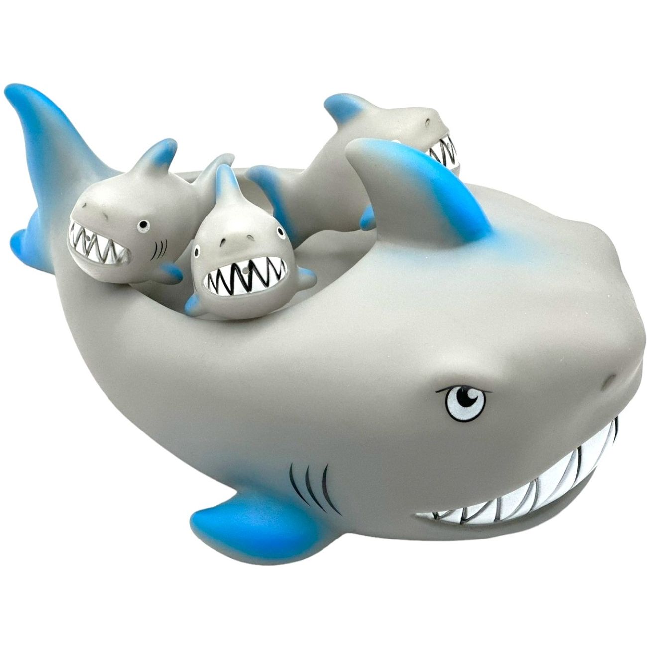 Набор игрушек для купания Bibi Toys Акула 4 шт. (760882BT) - фото 1