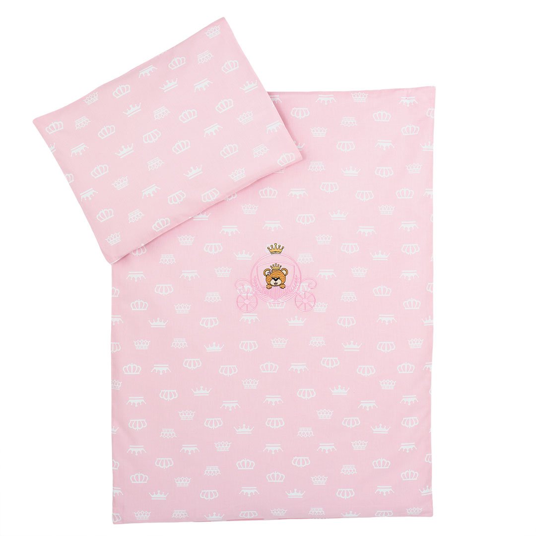 Комплект постельного белья в коляску Papaella, розовый, 80х60 см (8-10446) - фото 1