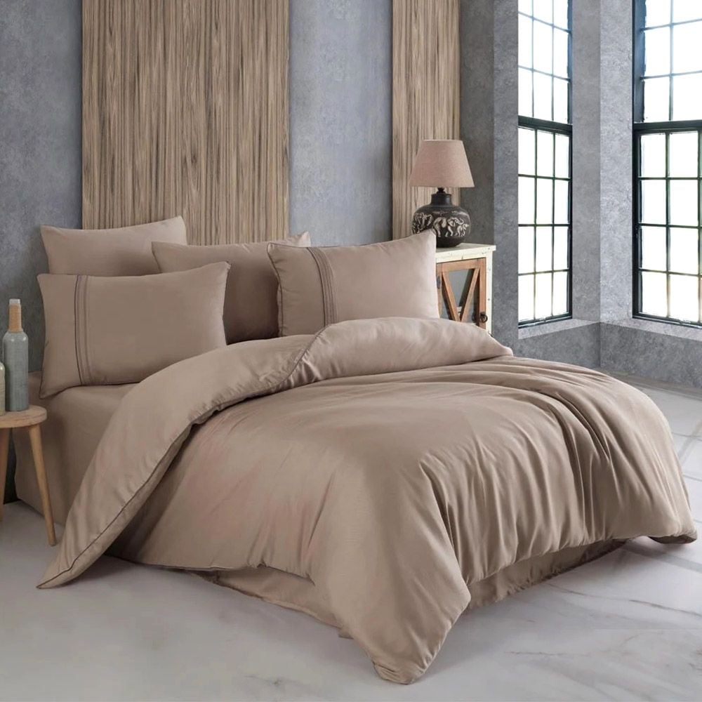 Комплект постельного белья Hobby Silk-Modal евро капучино (606556_2,0) - фото 1