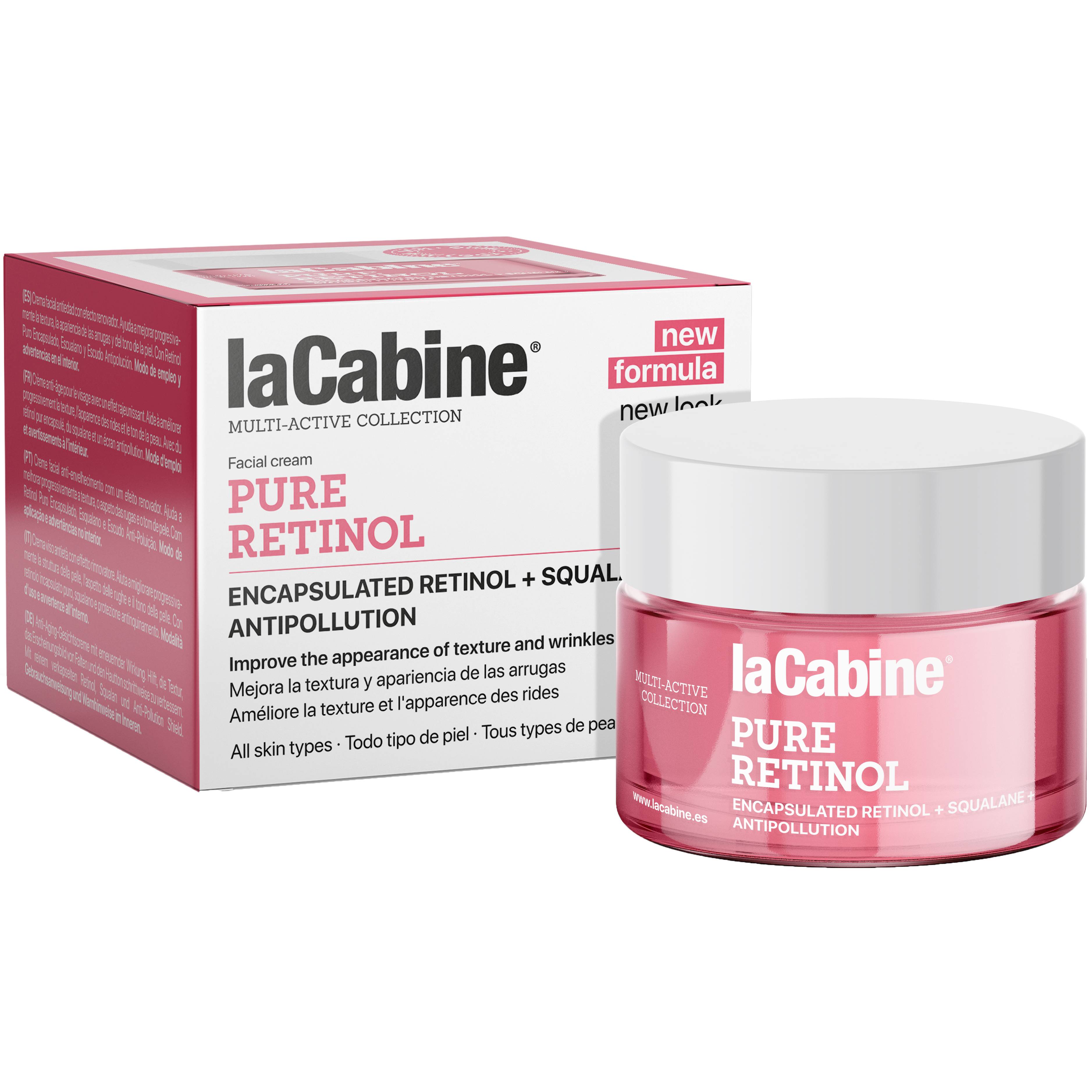 Крем La Cabine Pure Retinol с ретинолом для улучшения текстуры кожи лица 50 мл - фото 1