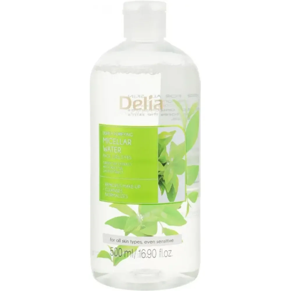 Міцелярна вода Delia Cosmetics Green Tea Extract Micellar Water 500 мл - фото 1