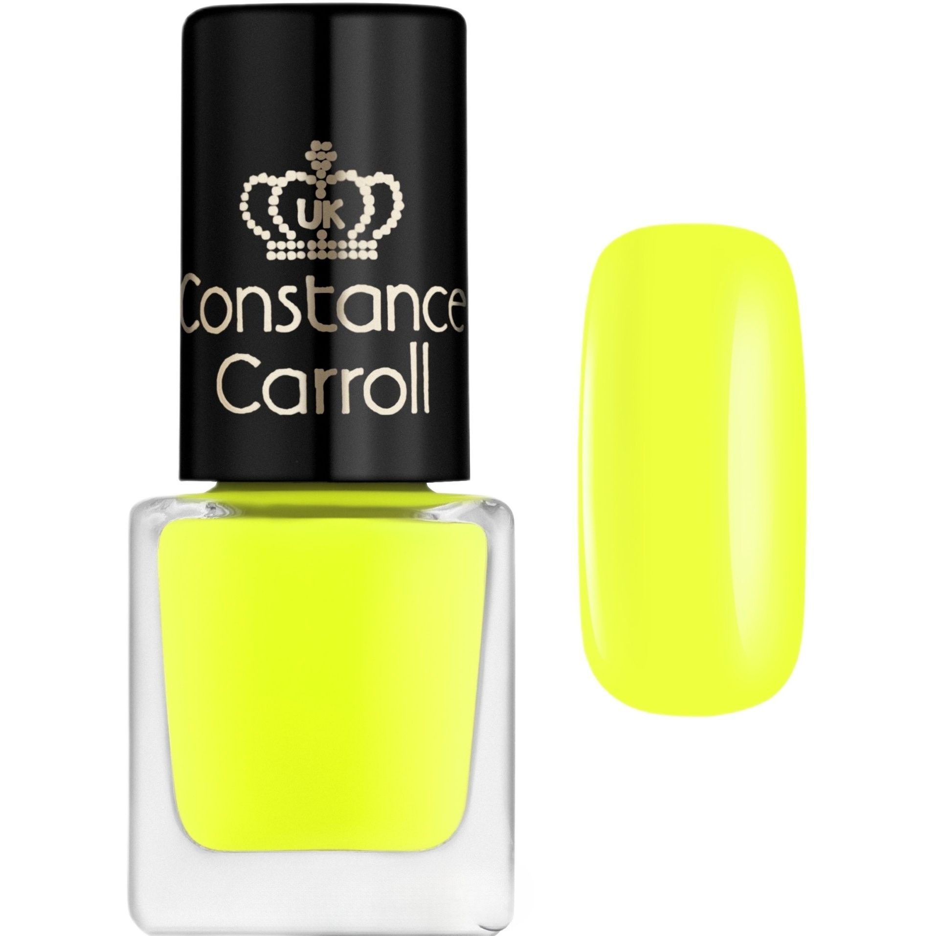 Лак для ногтей Constance Carroll Mini Vinyl Nail Polish тон 77 (Neon Yellow) 6 мл - фото 1