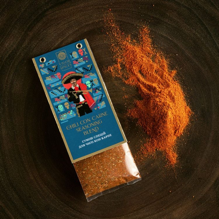 Смесь специй Vigor Selected Spices для чили кон карне 60 г - фото 1