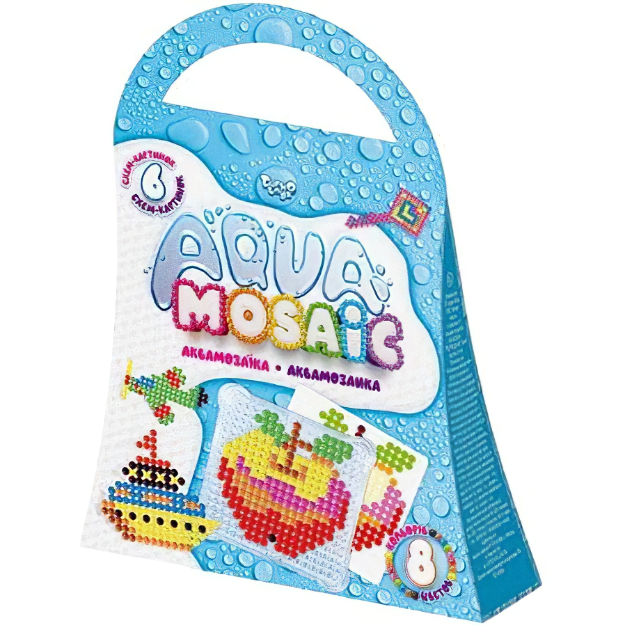 Набір креативної творчості аквамозаїка Danko Toys Aqua Mosaic AM-02-01 Вид 6 - фото 1