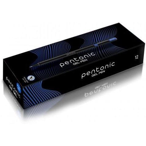 Ручка гелева Linc Pentonic сині чорнила упаковка 12 шт. (420410) - фото 3
