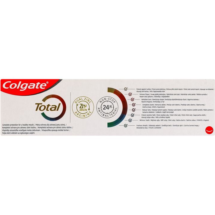Зубная паста Colgate Total Whitening Toothpaste New Technology 75 мл - фото 6