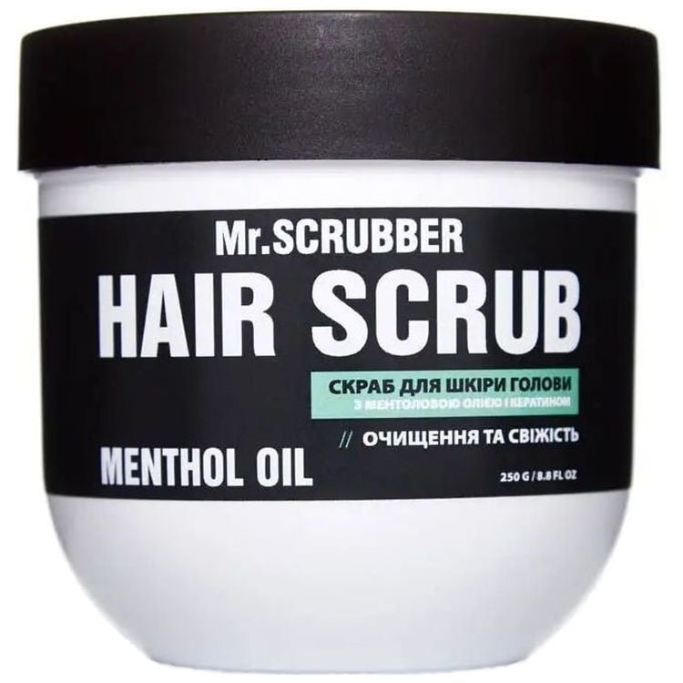 Скраб для шкіри голови та волосся Mr.Scrubber Hair Scrub Menthol Oil, 250 мл - фото 1