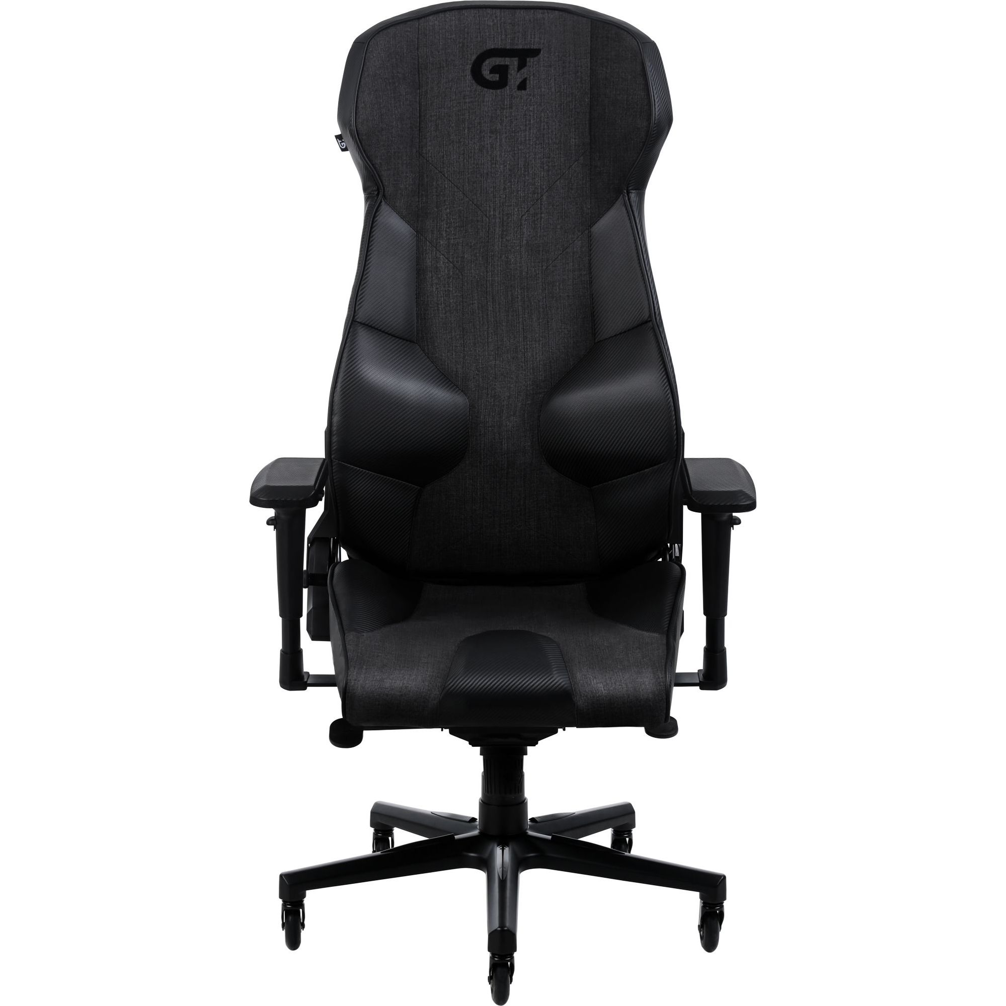 Геймерське крісло GT Racer чорне з темно-сірим (X-8007 Dark Gray/Black) - фото 1