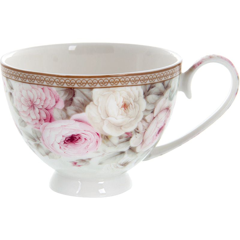 Чайний набір Lefard Англійська троянда 4 предмети рожевий (924-850) - фото 3
